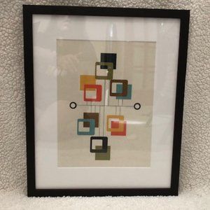Mid Century Modern Framed Print